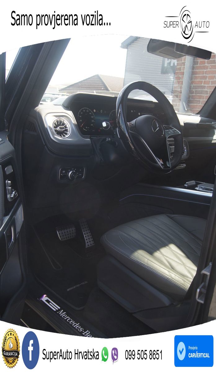 Mercedes G 450d Long (367 KS) 4MATIC 9G-TRONIC AMG ZRAČNI+ACC+4xGR SJED+360