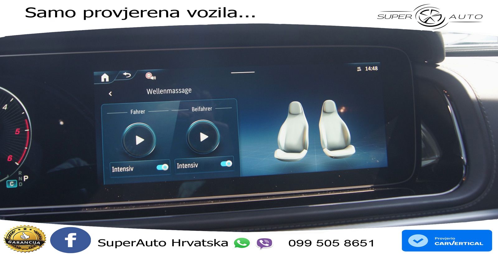 Mercedes G 450d Long (367 KS) 4MATIC 9G-TRONIC AMG ZRAČNI+ACC+4xGR SJED+360