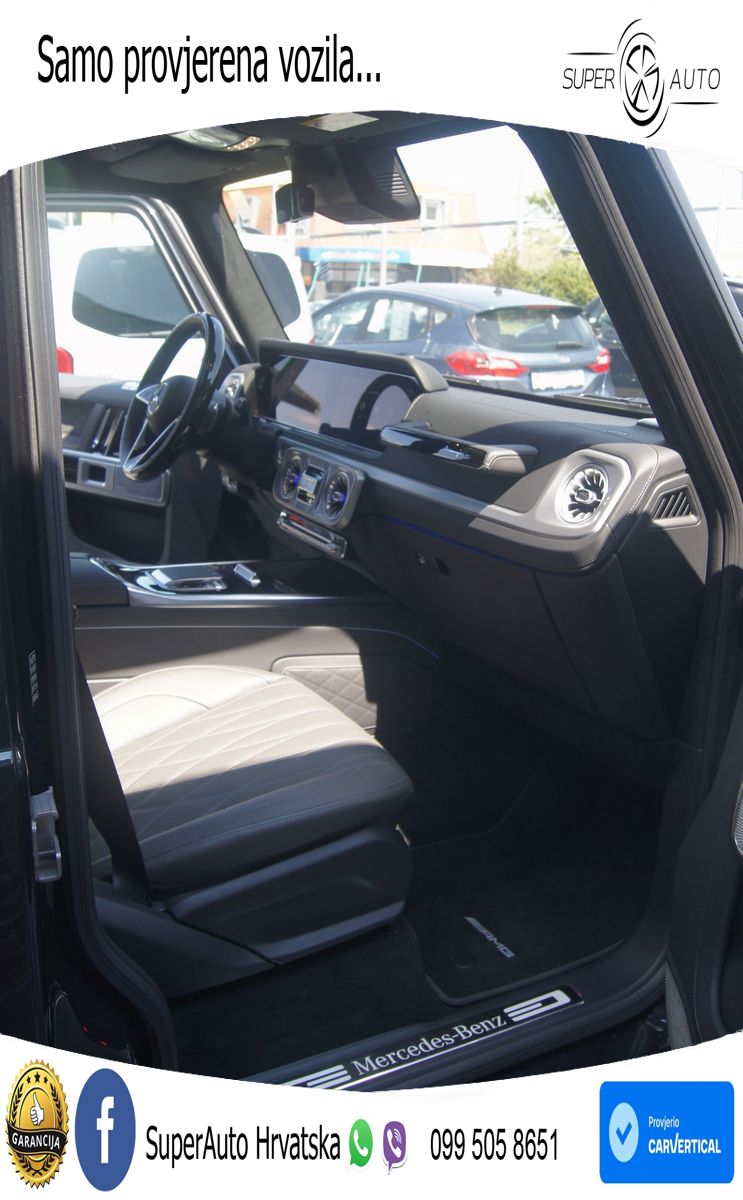 Mercedes G 450d Long (367 KS) 4MATIC 9G-TRONIC AMG ZRAČNI+ACC+4xGR SJED+360