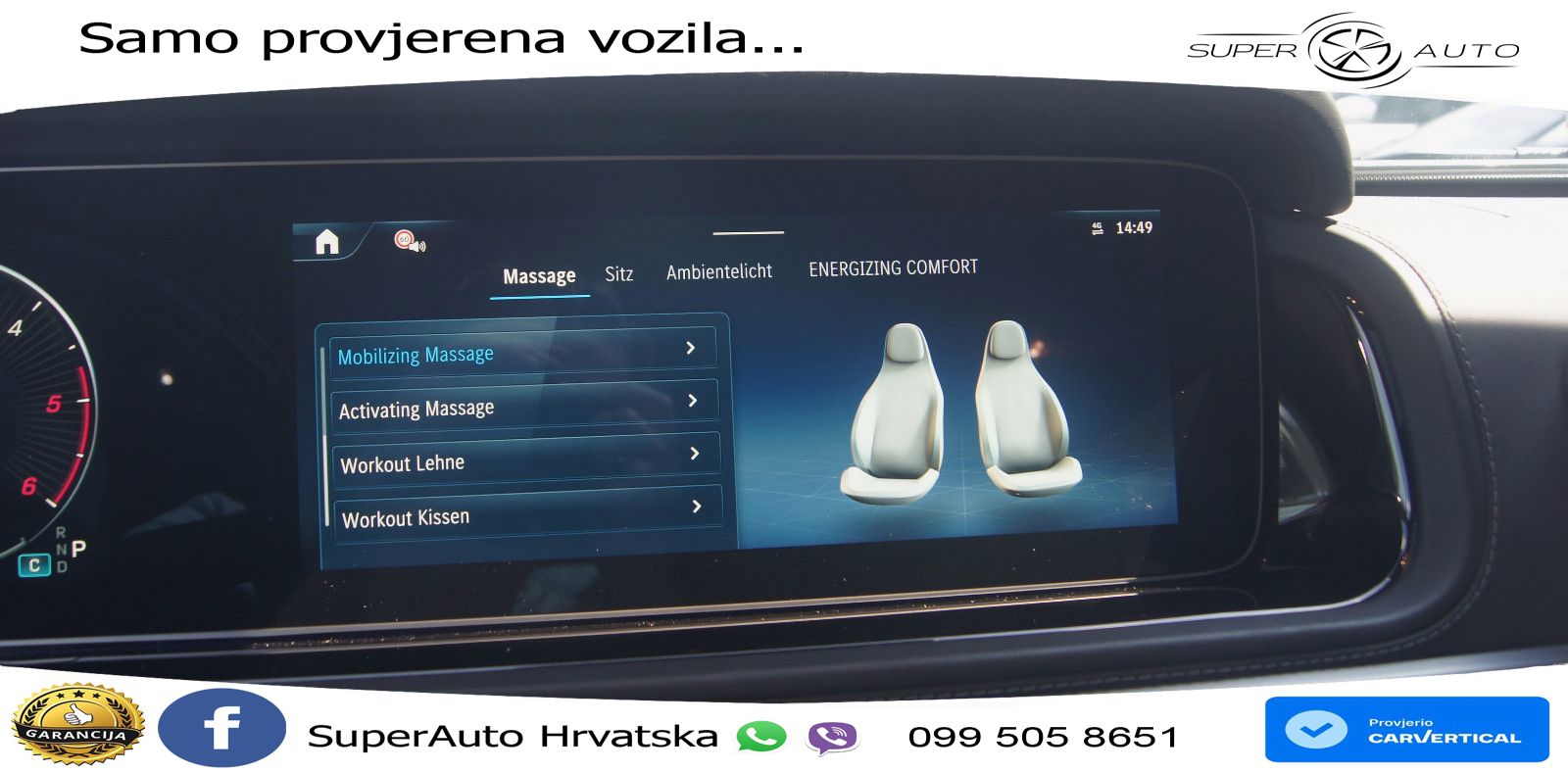 Mercedes G 450d Long (367 KS) 4MATIC 9G-TRONIC AMG ZRAČNI+ACC+4xGR SJED+360