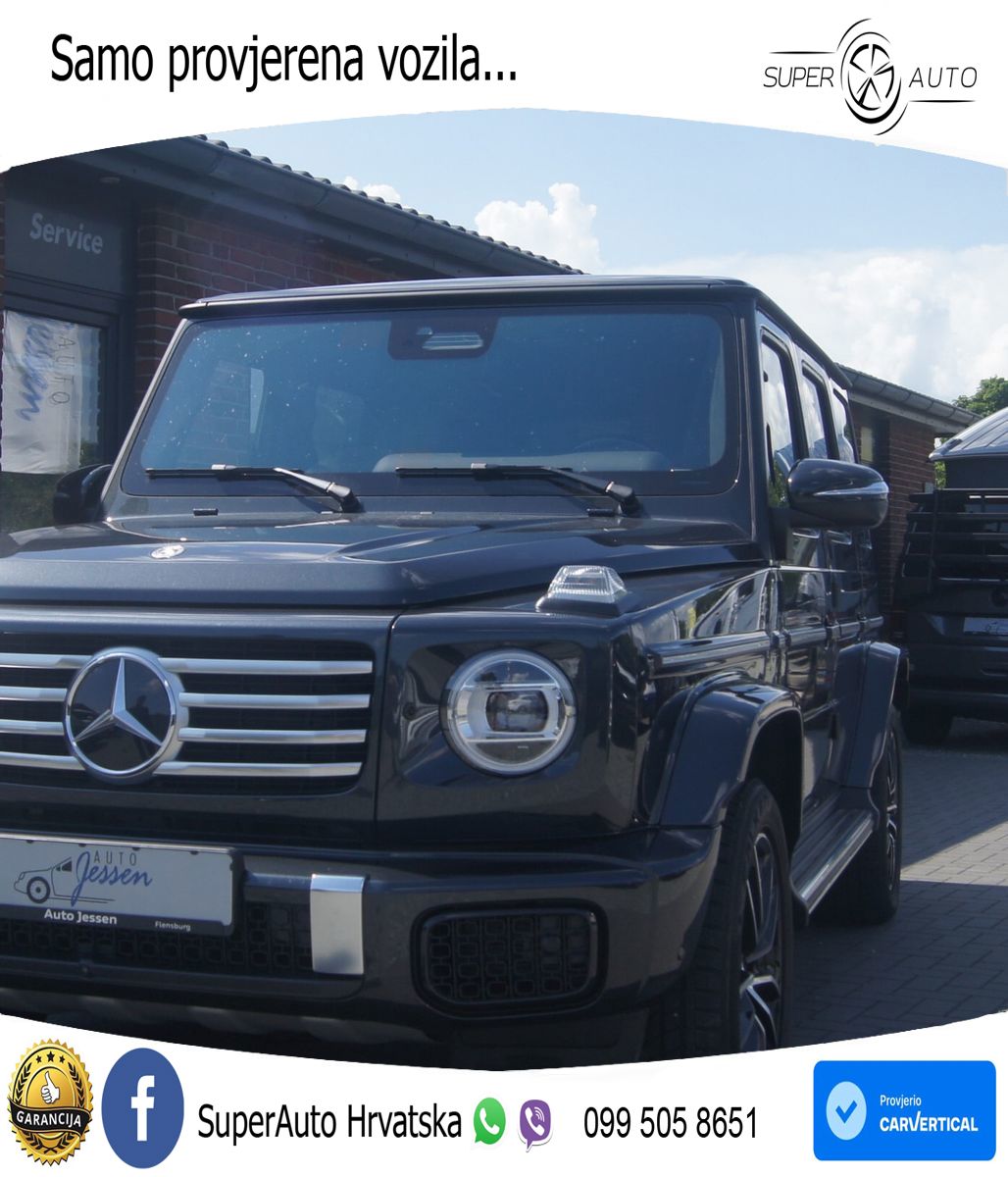 Mercedes G 450d Long (367 KS) 4MATIC 9G-TRONIC AMG ZRAČNI+ACC+4xGR SJED+360