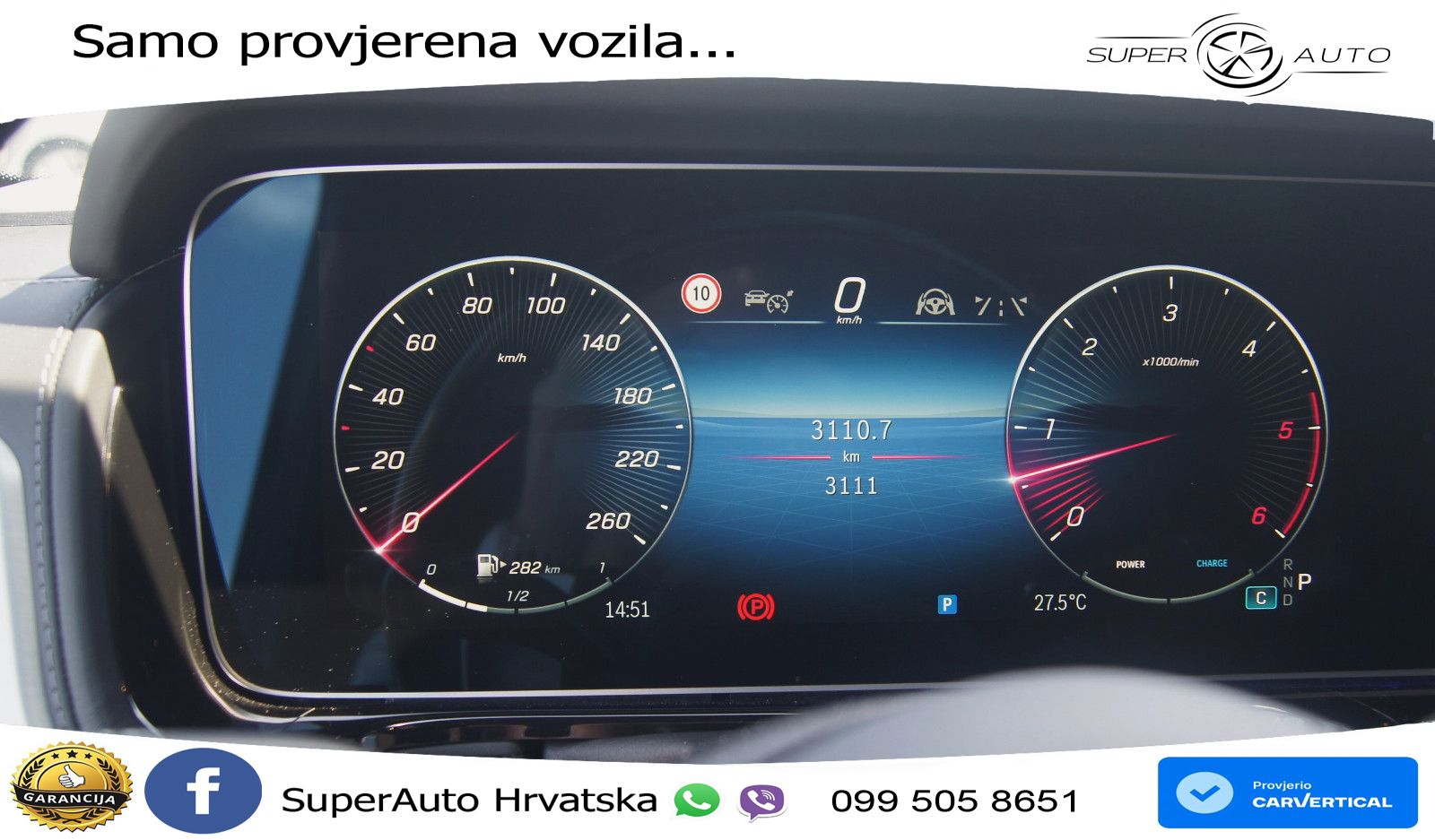 Mercedes G 450d Long (367 KS) 4MATIC 9G-TRONIC AMG ZRAČNI+ACC+4xGR SJED+360
