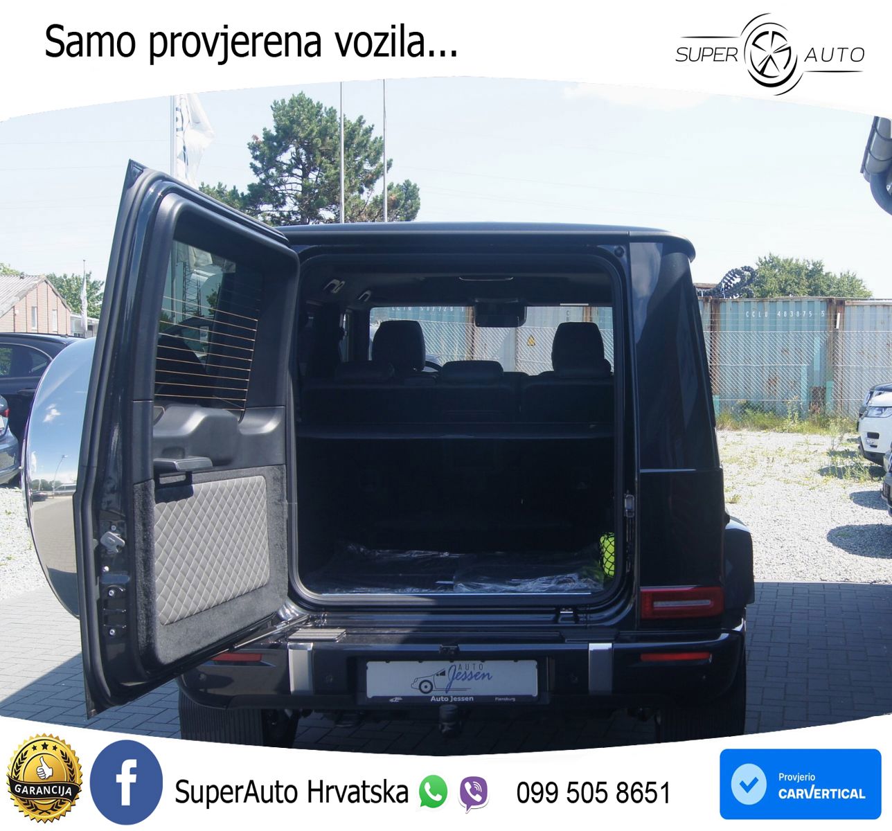 Mercedes G 450d Long (367 KS) 4MATIC 9G-TRONIC AMG ZRAČNI+ACC+4xGR SJED+360