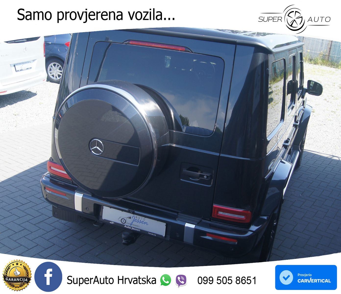 Mercedes G 450d Long (367 KS) 4MATIC 9G-TRONIC AMG ZRAČNI+ACC+4xGR SJED+360