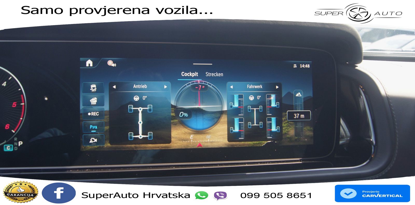 Mercedes G 450d Long (367 KS) 4MATIC 9G-TRONIC AMG ZRAČNI+ACC+4xGR SJED+360