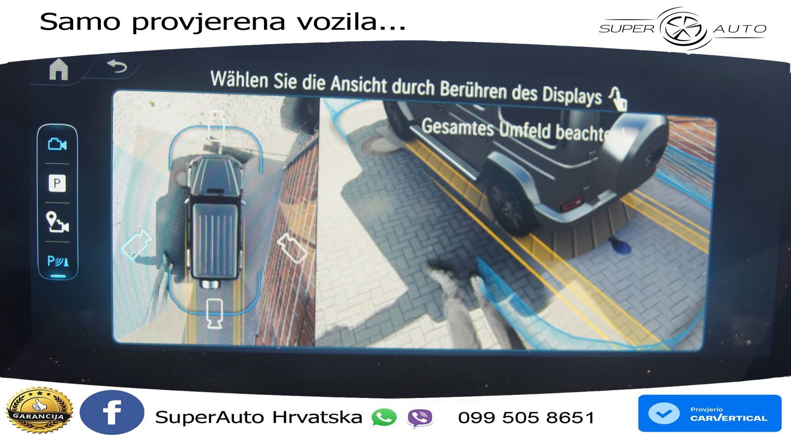 Mercedes G 450d Long (367 KS) 4MATIC 9G-TRONIC AMG ZRAČNI+ACC+4xGR SJED+360