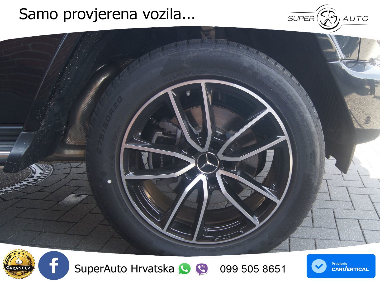 Mercedes G 450d Long (367 KS) 4MATIC 9G-TRONIC AMG ZRAČNI+ACC+4xGR SJED+360