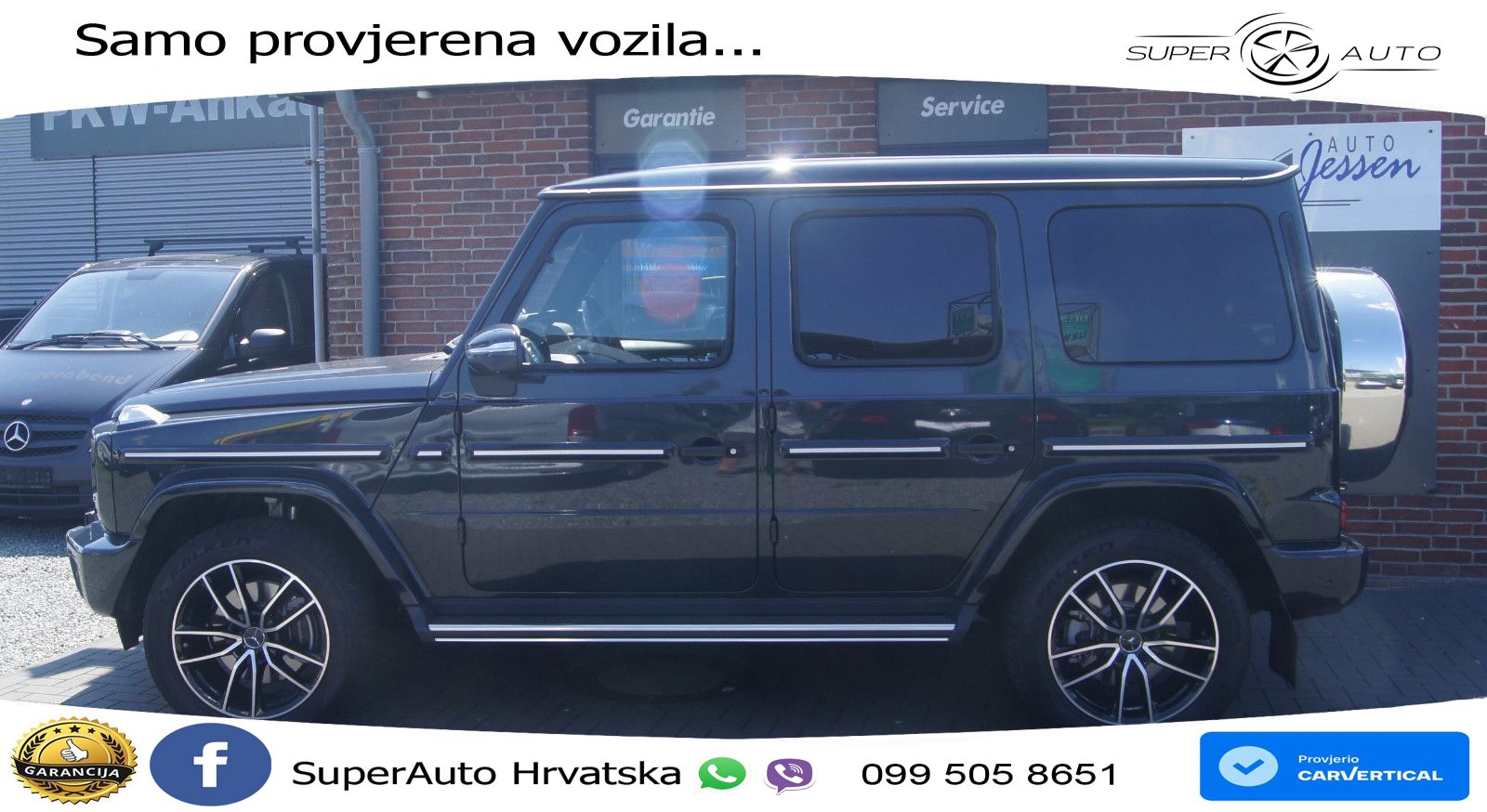 Mercedes G 450d Long (367 KS) 4MATIC 9G-TRONIC AMG ZRAČNI+ACC+4xGR SJED+360