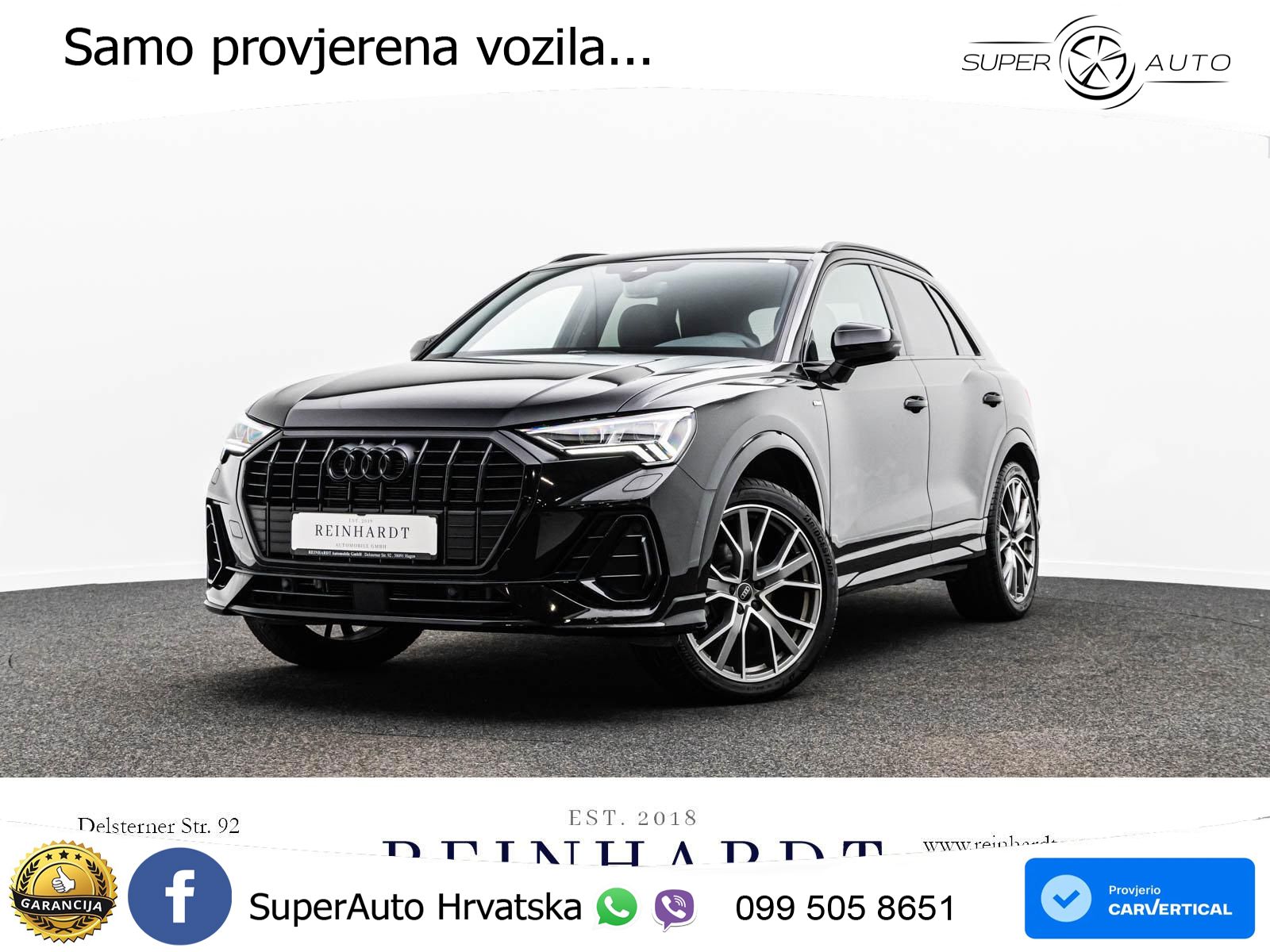 Audi Q3 35 TFSI (150 KS) S tronic 2x S line MATRIX+GR SJED+KAM
