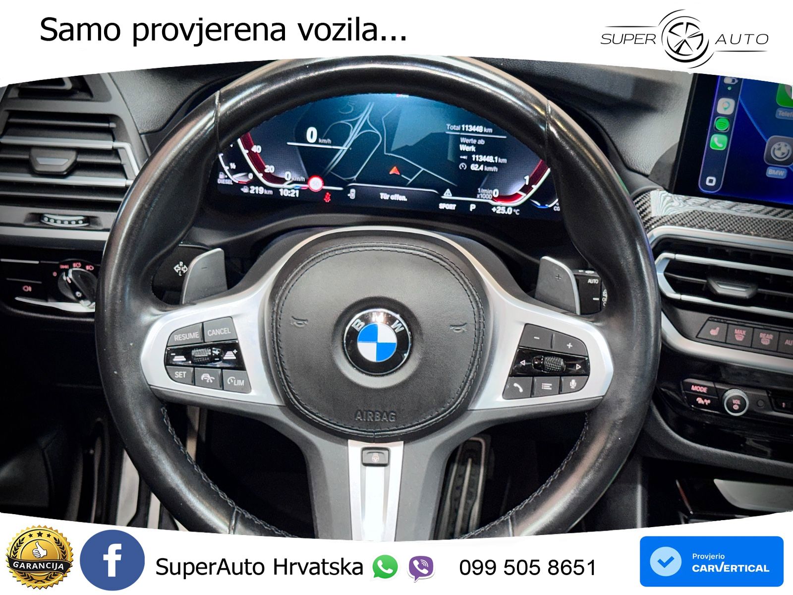 BMW X3 30d xDrive Steptronic M Sport LED+GR SJED+ACC