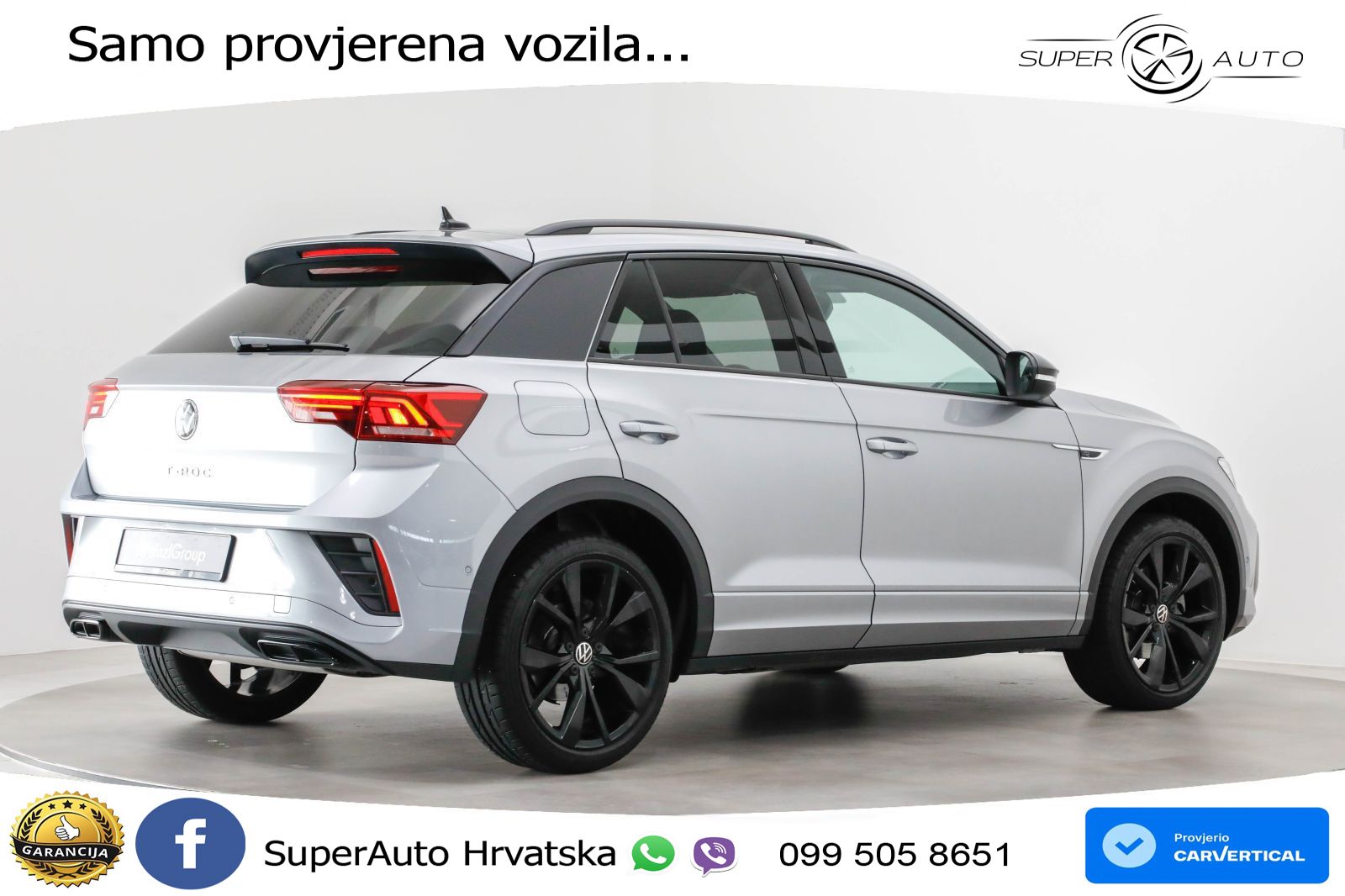 Volkswagen T-Roc 1.5 TSI (150 KS) DSG R-Line LED+GR SJED+ACC