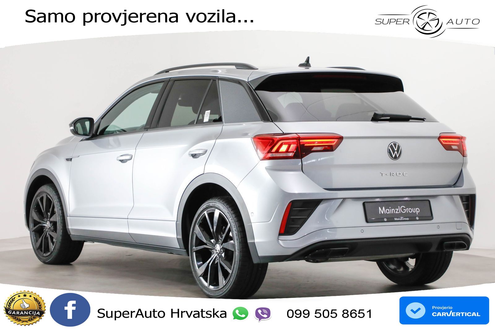 Volkswagen T-Roc 1.5 TSI (150 KS) DSG R-Line LED+GR SJED+ACC
