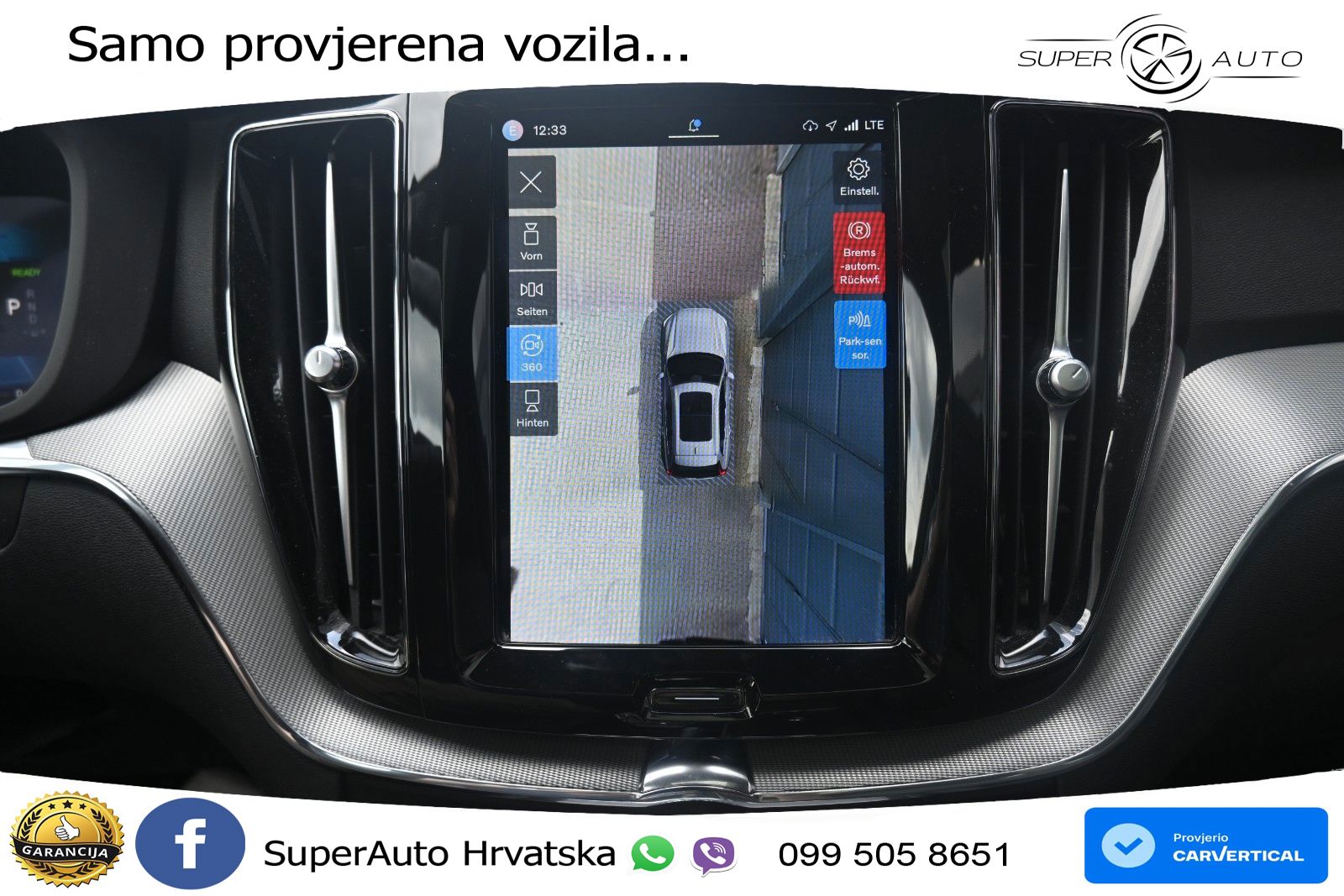 Volvo XC60 T6 AWD Geartronic ACC+HEAD+4xGR SJED+360+PANO