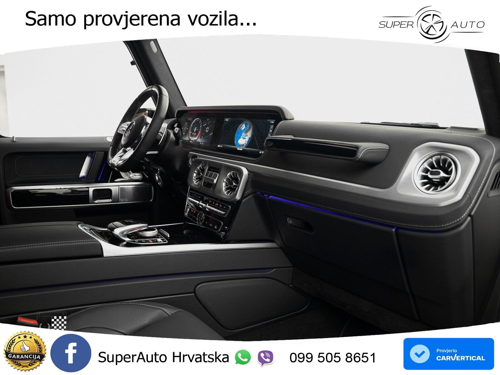 Mercedes AMG G 63 Long V8 (585 KS) 4MATIC 9G-TRONIC AMG SPEEDSHIFT PLUS LED+GR SJED+ACC