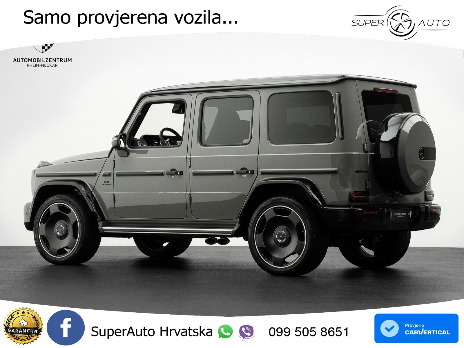 Mercedes AMG G 63 Long V8 (585 KS) 4MATIC 9G-TRONIC AMG SPEEDSHIFT PLUS LED+GR SJED+ACC