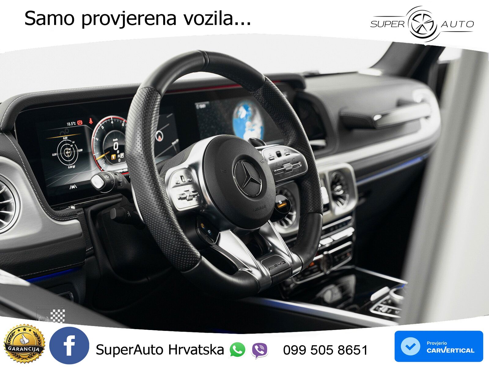 Mercedes AMG G 63 Long V8 (585 KS) 4MATIC 9G-TRONIC AMG SPEEDSHIFT PLUS LED+GR SJED+ACC