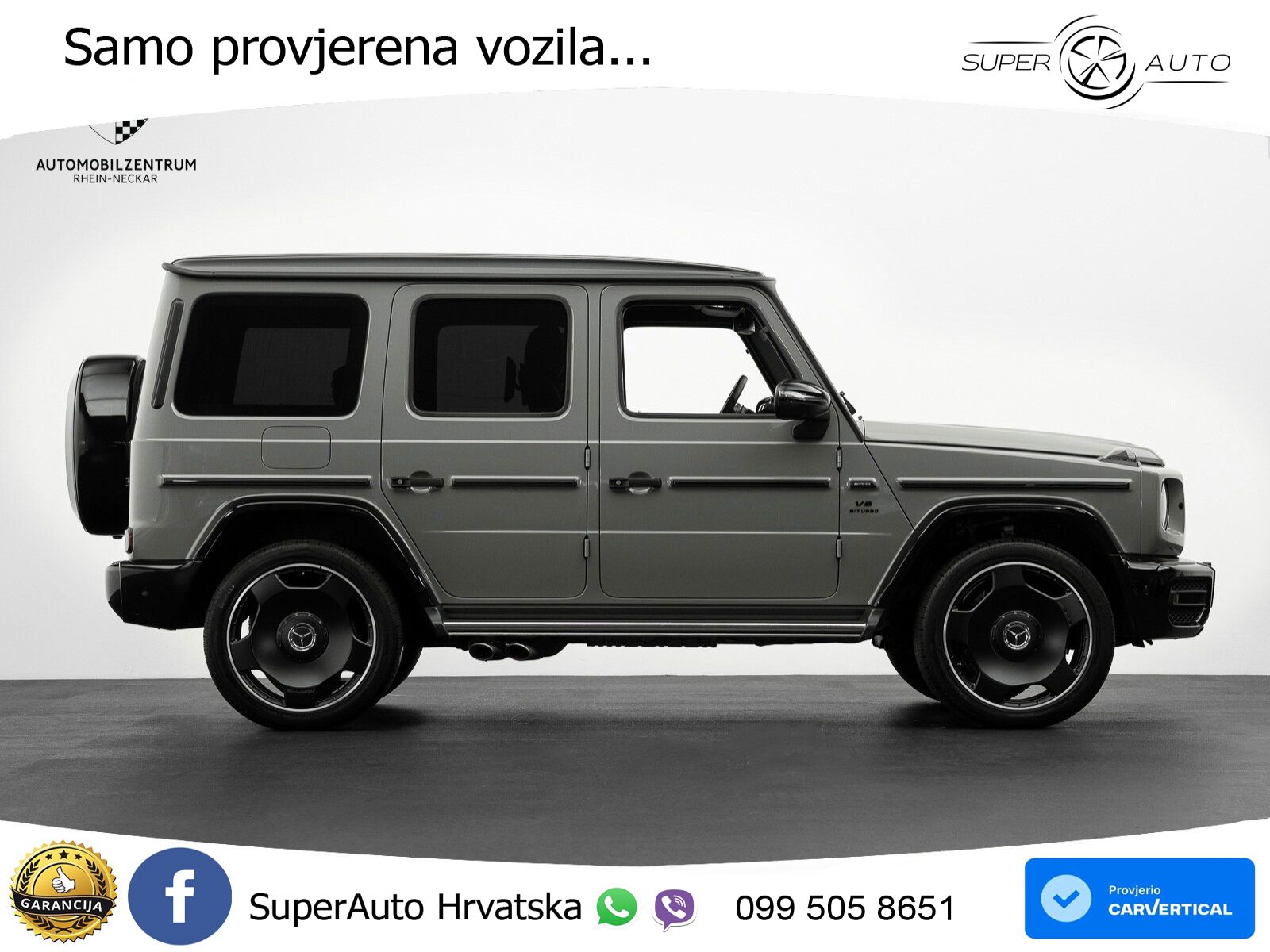 Mercedes AMG G 63 Long V8 (585 KS) 4MATIC 9G-TRONIC AMG SPEEDSHIFT PLUS LED+GR SJED+ACC