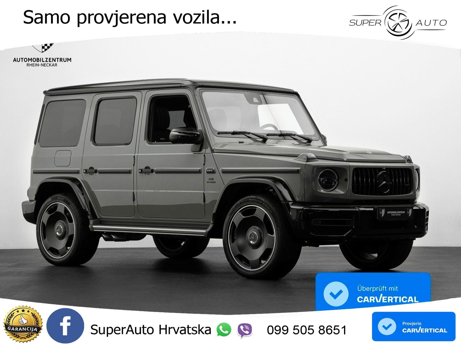 Mercedes AMG G 63 Long V8 (585 KS) 4MATIC 9G-TRONIC AMG SPEEDSHIFT PLUS LED+GR SJED+ACC