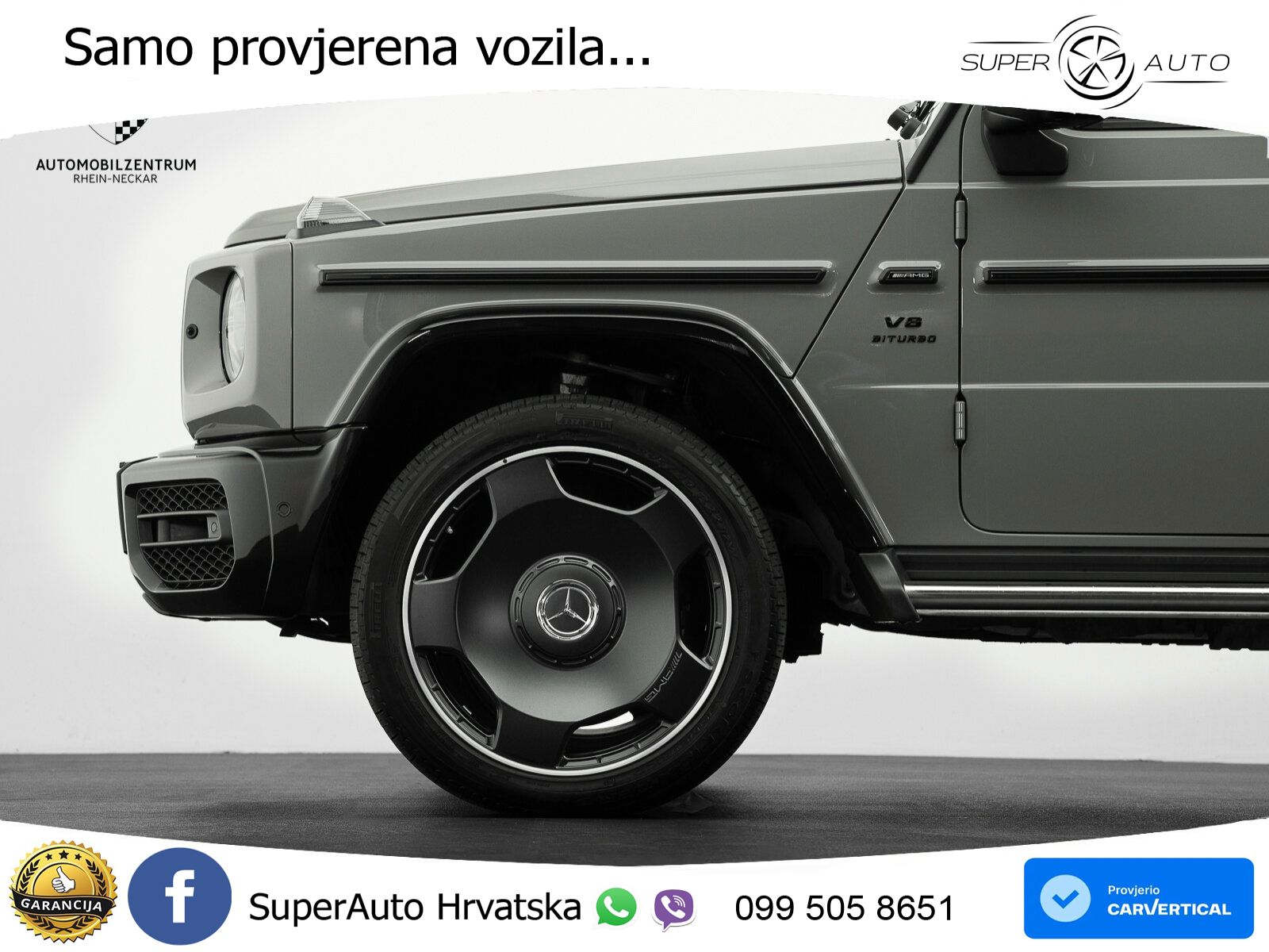 Mercedes AMG G 63 Long V8 (585 KS) 4MATIC 9G-TRONIC AMG SPEEDSHIFT PLUS LED+GR SJED+ACC