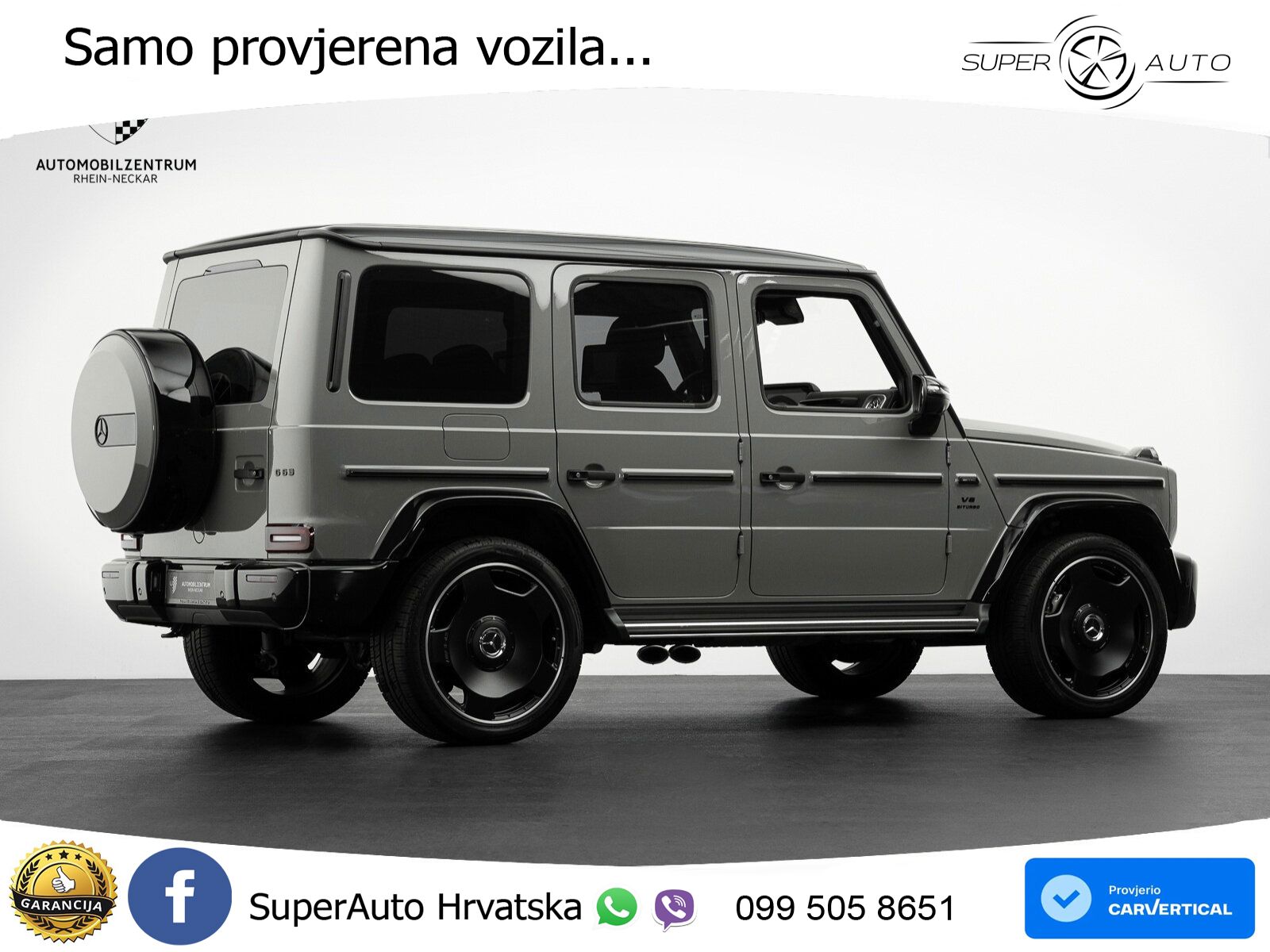 Mercedes AMG G 63 Long V8 (585 KS) 4MATIC 9G-TRONIC AMG SPEEDSHIFT PLUS LED+GR SJED+ACC