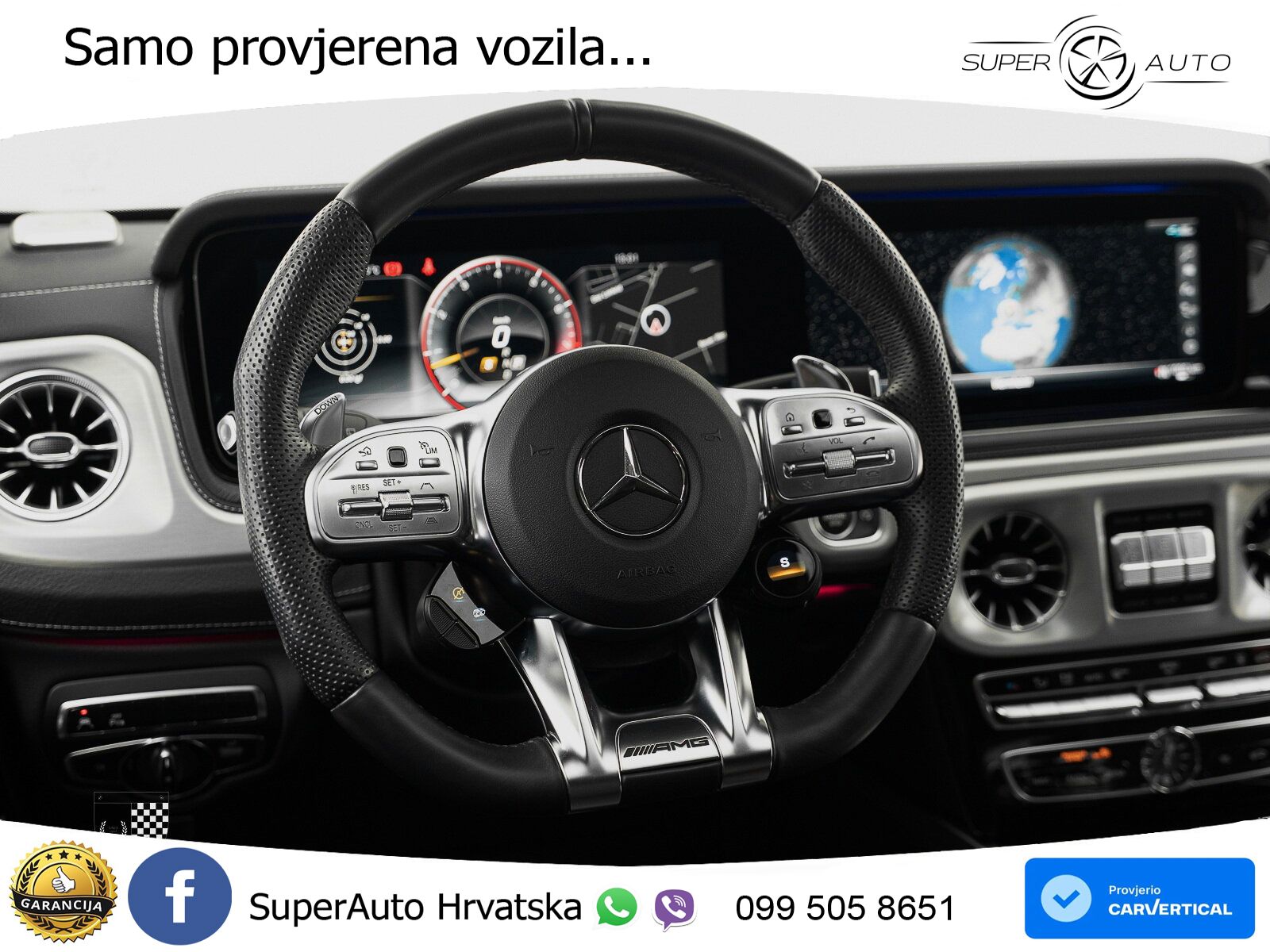 Mercedes AMG G 63 Long V8 (585 KS) 4MATIC 9G-TRONIC AMG SPEEDSHIFT PLUS LED+GR SJED+ACC