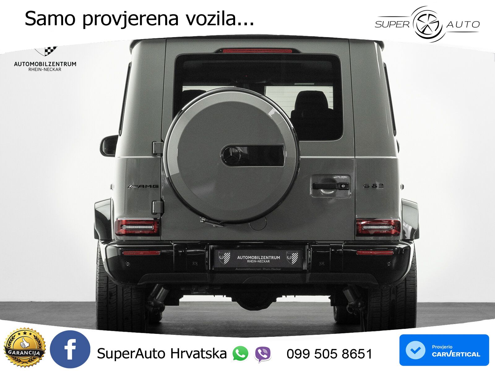 Mercedes AMG G 63 Long V8 (585 KS) 4MATIC 9G-TRONIC AMG SPEEDSHIFT PLUS LED+GR SJED+ACC