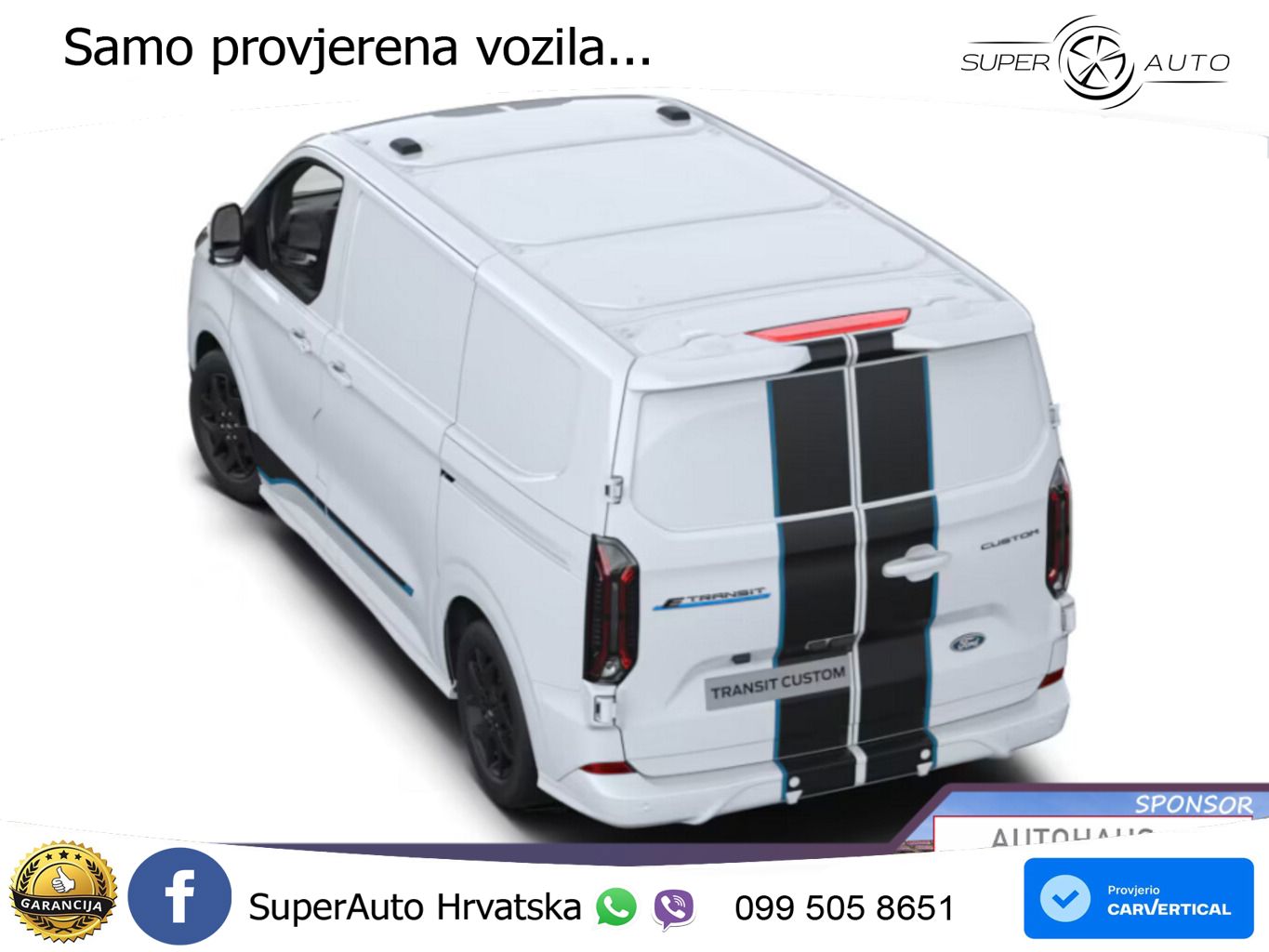 Ford E-Transit Custom 71kWh Sport L1 LED UVP-35%* 218 KS