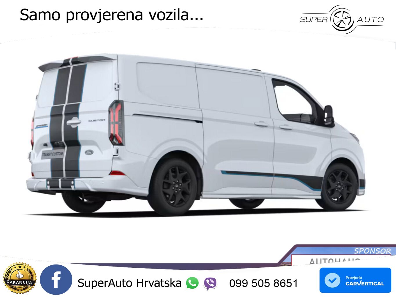 Ford E-Transit Custom 71kWh Sport L1 LED UVP-35%* 218 KS