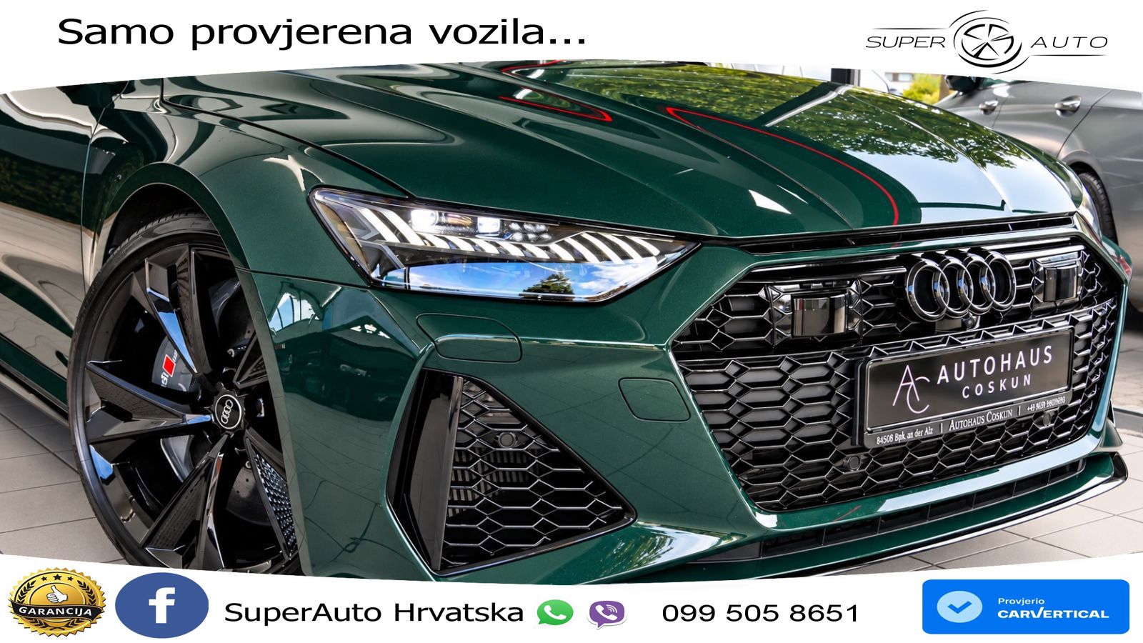 Audi RS7 4.0 TFSI V8 (600 KS) quattro tiptronic LED+GR SJED+ACC