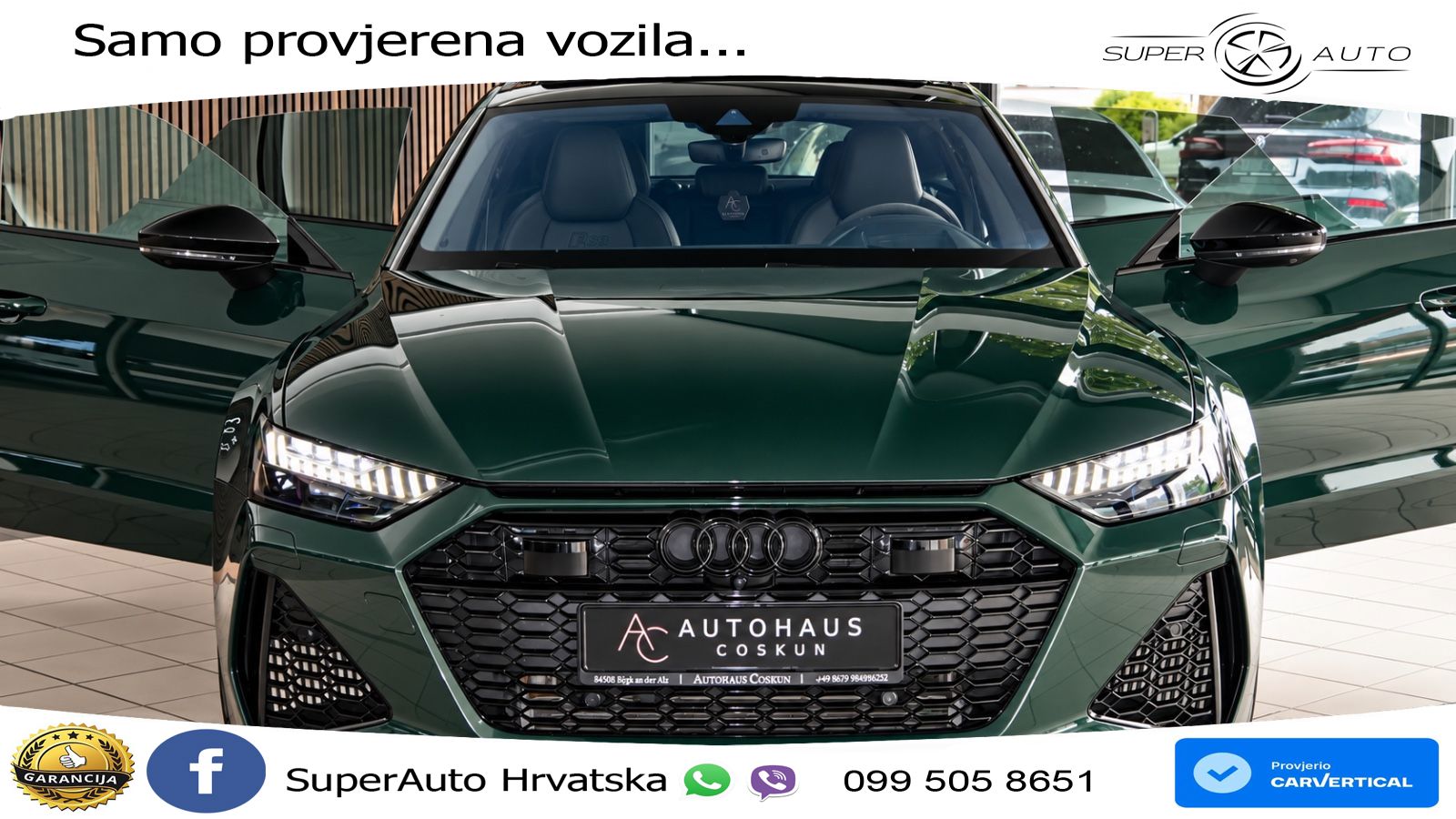 Audi RS7 4.0 TFSI V8 (600 KS) quattro tiptronic LED+GR SJED+ACC