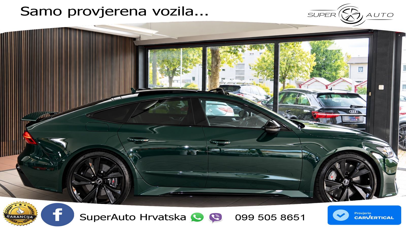 Audi RS7 4.0 TFSI V8 (600 KS) quattro tiptronic LED+GR SJED+ACC
