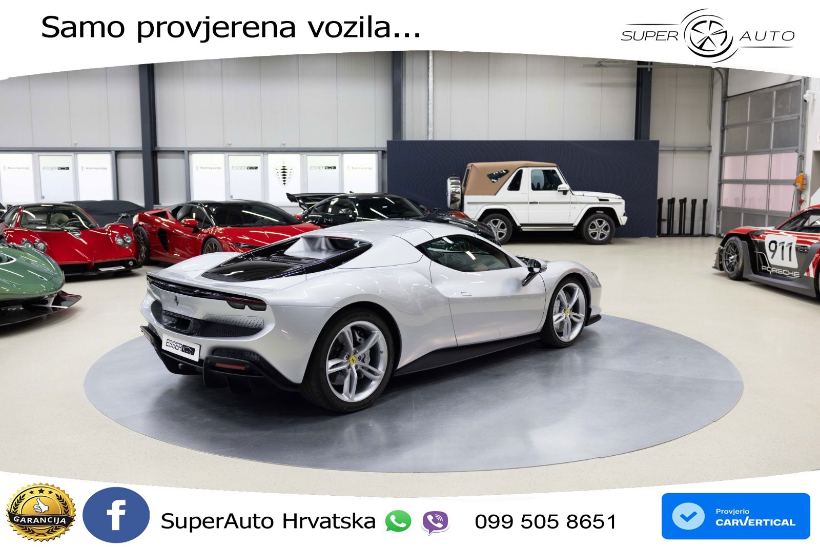 Ferrari 296 GTS 3.0 V6 (830 KS) F1 DCT