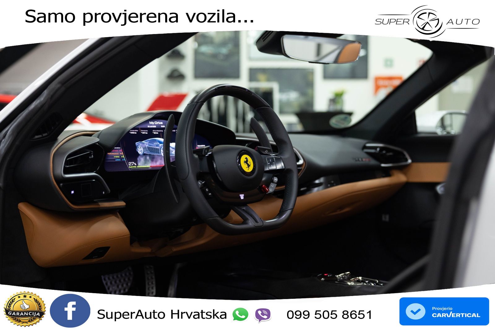 Ferrari 296 GTS 3.0 V6 (830 KS) F1 DCT