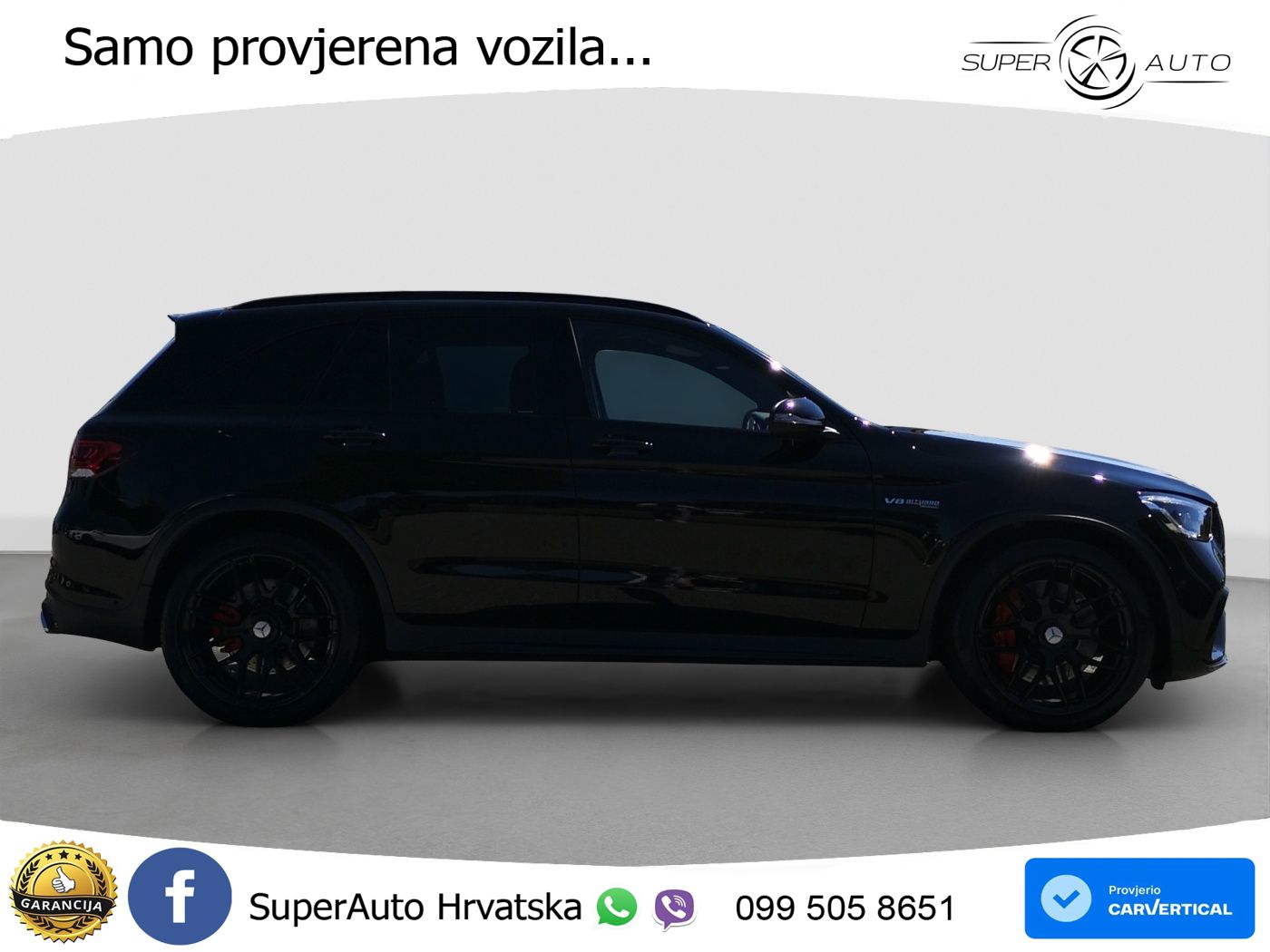 Mercedes AMG GLC 63 S V8 (510 KS) 4MATIC+ MCT ZRAČNI+ACC+GR SJED+KAM
