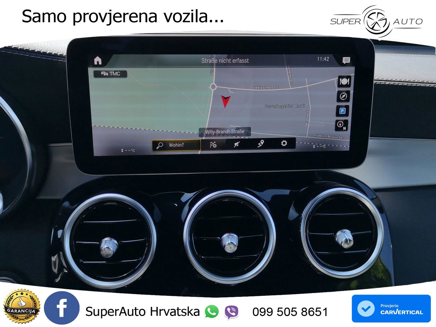 Mercedes AMG GLC 63 S V8 (510 KS) 4MATIC+ MCT ZRAČNI+ACC+GR SJED+KAM