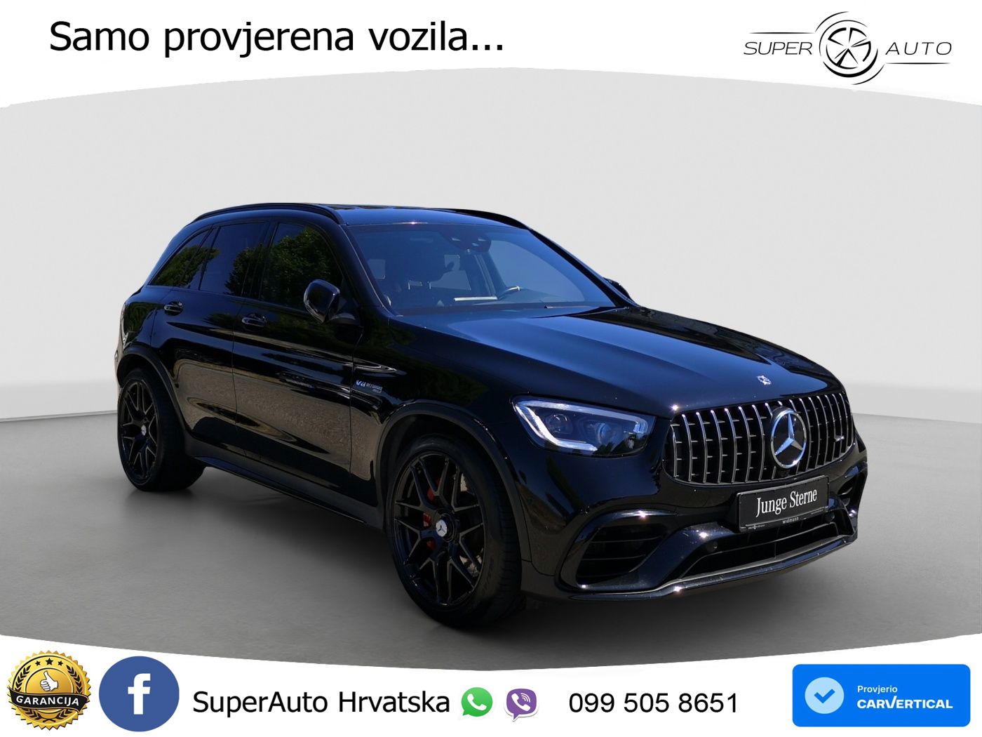 Mercedes AMG GLC 63 S V8 (510 KS) 4MATIC+ MCT ZRAČNI+ACC+GR SJED+KAM
