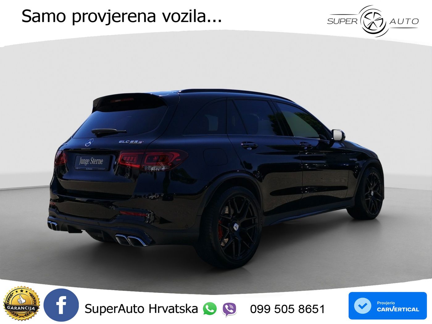 Mercedes AMG GLC 63 S V8 (510 KS) 4MATIC+ MCT ZRAČNI+ACC+GR SJED+KAM