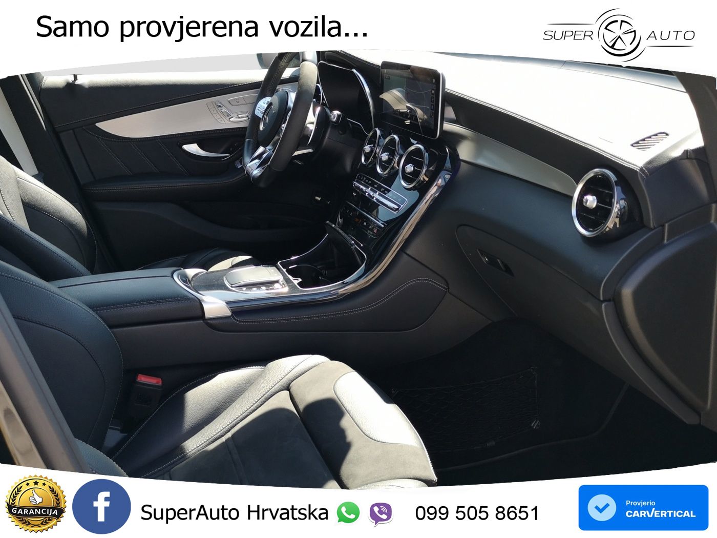 Mercedes AMG GLC 63 S V8 (510 KS) 4MATIC+ MCT ZRAČNI+ACC+GR SJED+KAM