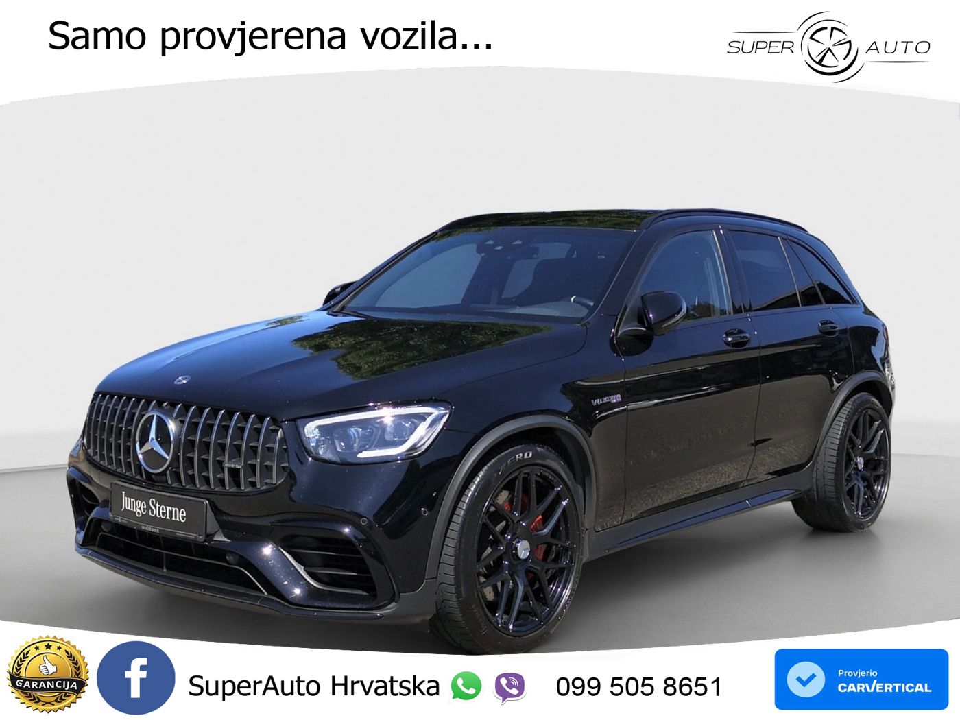 Mercedes AMG GLC 63 S V8 (510 KS) 4MATIC+ MCT ZRAČNI+ACC+GR SJED+KAM