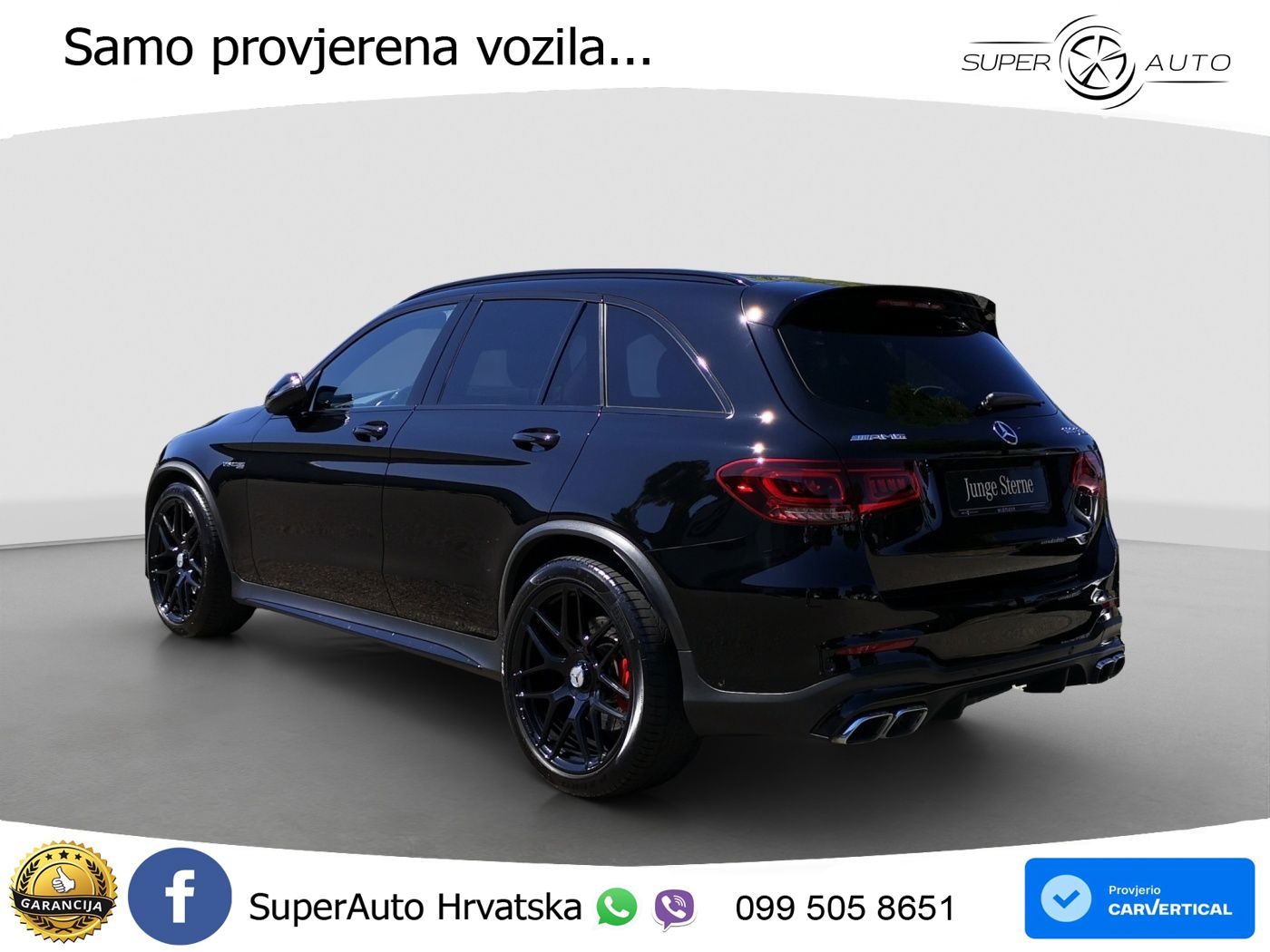 Mercedes AMG GLC 63 S V8 (510 KS) 4MATIC+ MCT ZRAČNI+ACC+GR SJED+KAM