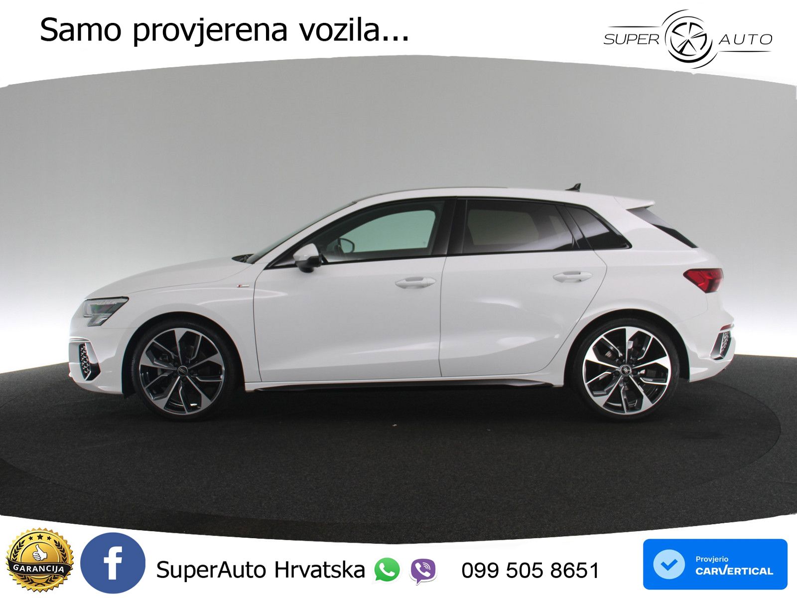Audi A3 40 TFSI (190 KS) quattro S tronic S line LED+GR SJED+ACC