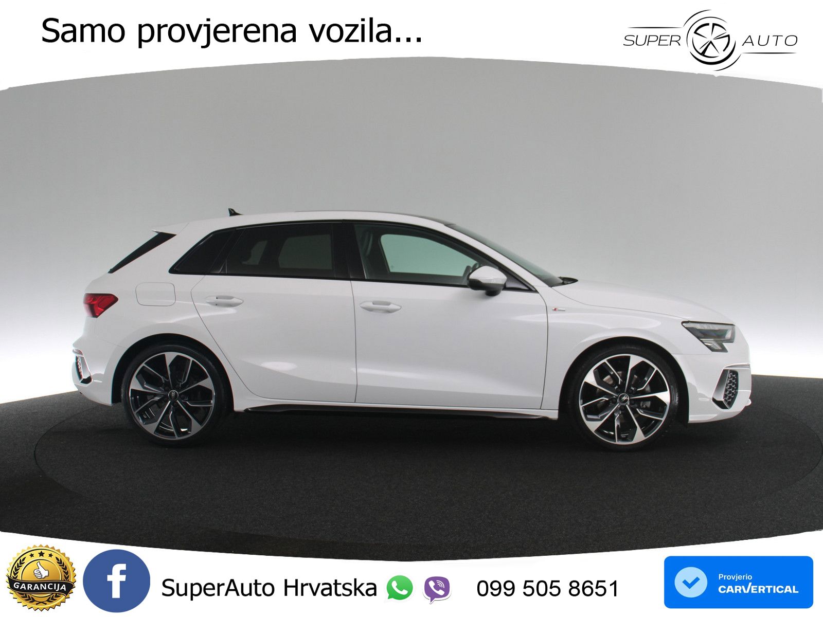 Audi A3 40 TFSI (190 KS) quattro S tronic S line LED+GR SJED+ACC