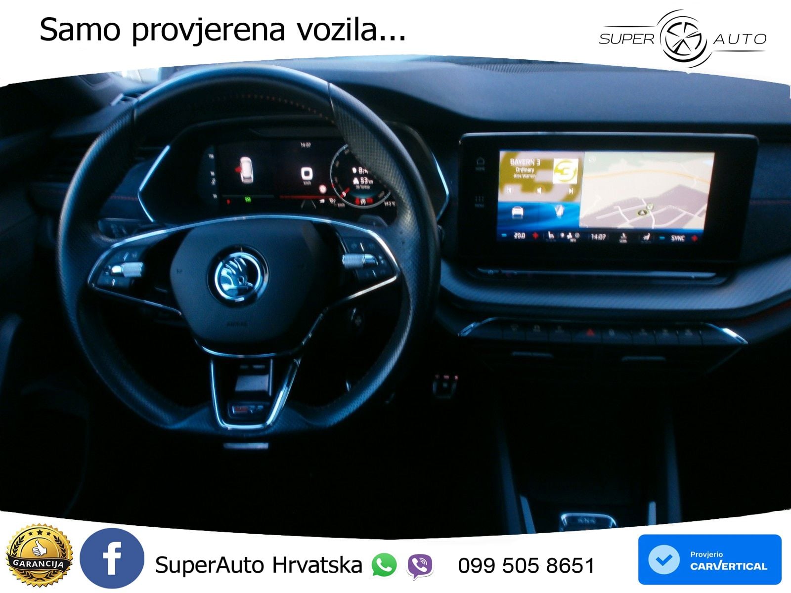 Škoda Octavia Combi RS 2.0 TDI (200 KS) 4x4 DSG LED+GR SJED+ACC