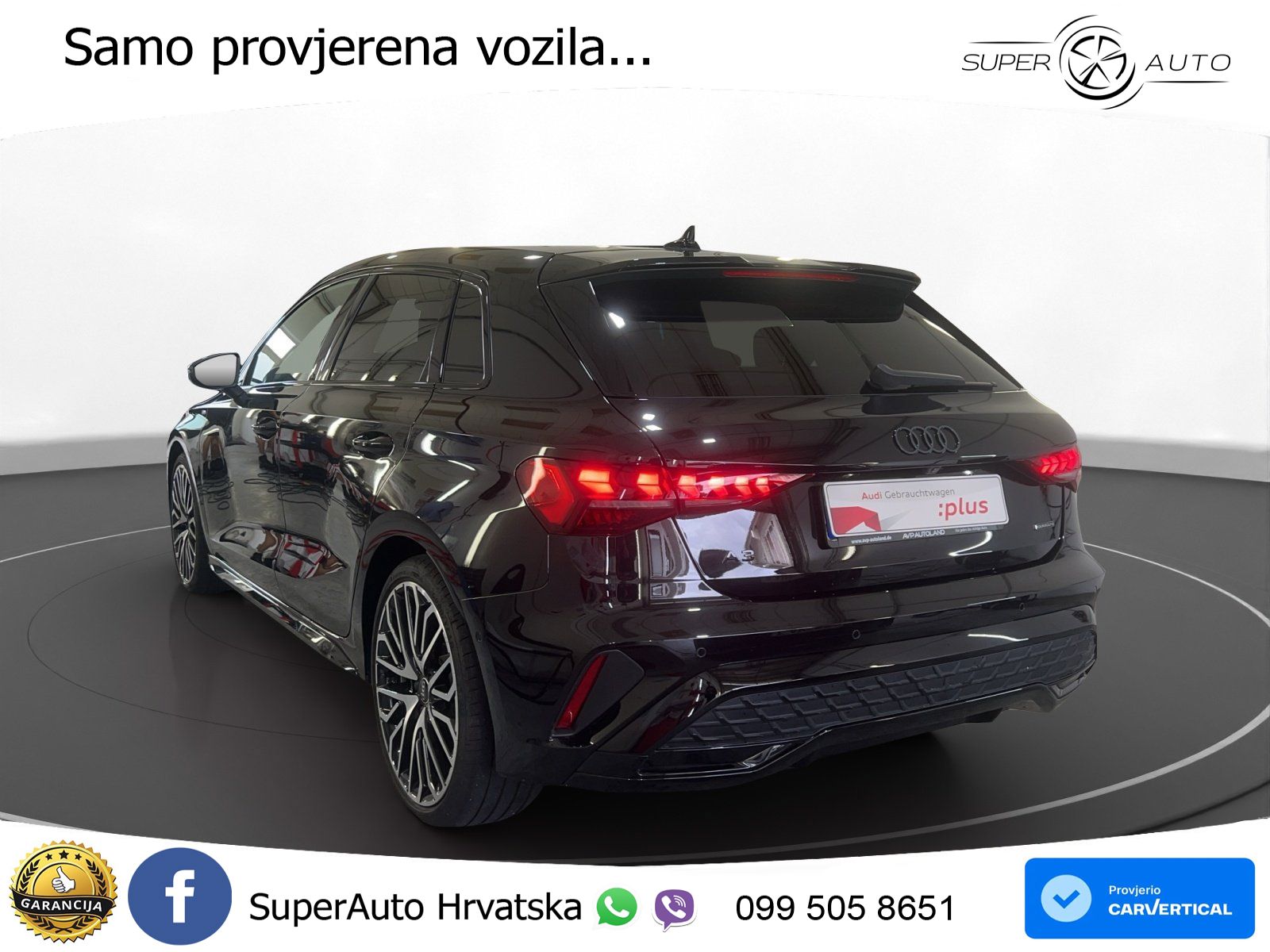 Audi A3 Sportback 40 TFSI (204 KS) quattro S tronic S line LED+GR SJED+ACC