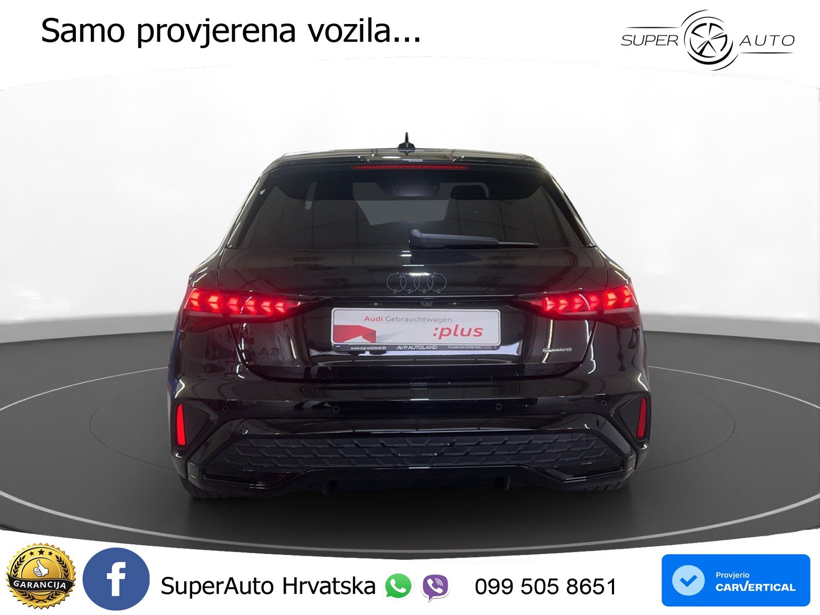 Audi A3 Sportback 40 TFSI (204 KS) quattro S tronic S line LED+GR SJED+ACC