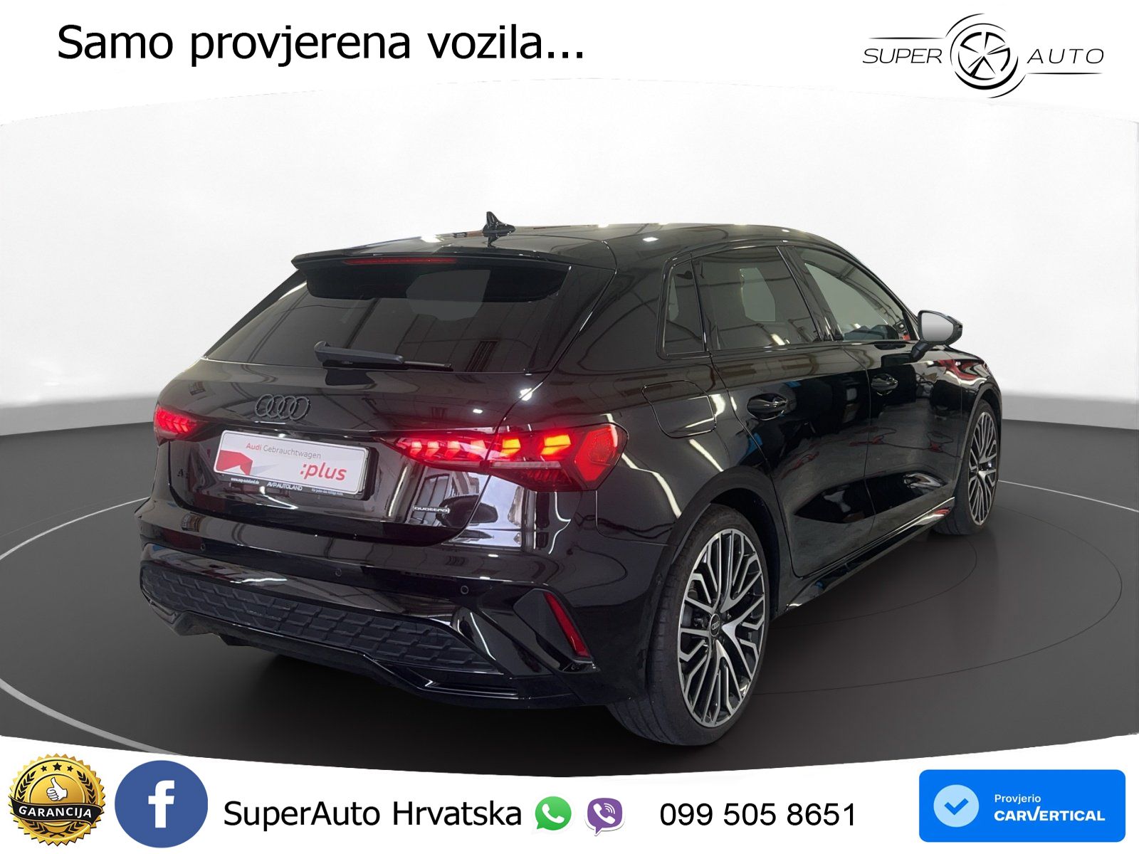 Audi A3 Sportback 40 TFSI (204 KS) quattro S tronic S line LED+GR SJED+ACC