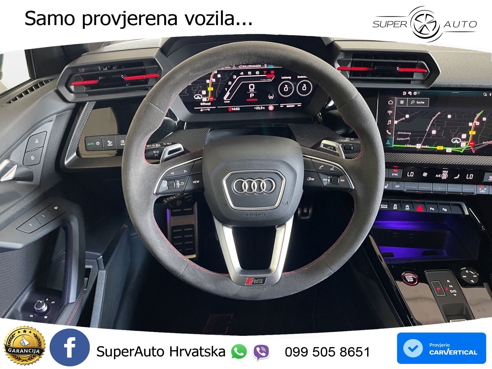 Audi RS3 Sedan 2.5 TFSI (400 KS) quattro S tronic MATRIX+GR SJED+KAM
