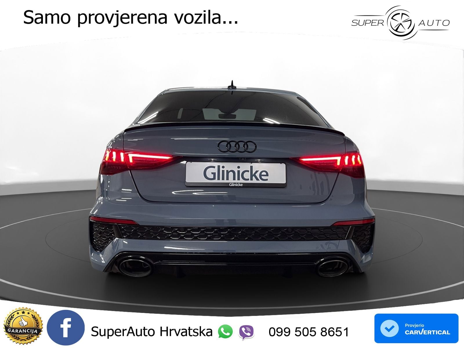 Audi RS3 Sedan 2.5 TFSI (400 KS) quattro S tronic MATRIX+GR SJED+KAM