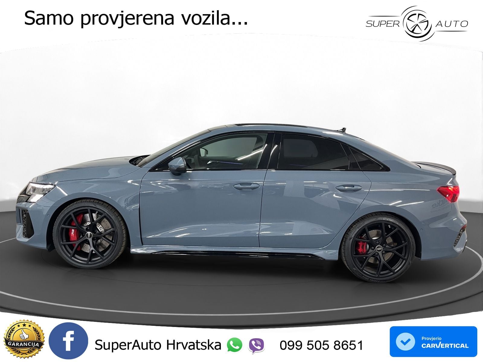 Audi RS3 Sedan 2.5 TFSI (400 KS) quattro S tronic MATRIX+GR SJED+KAM