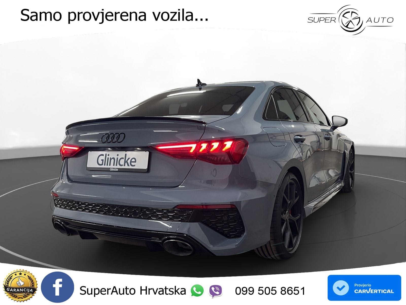 Audi RS3 Sedan 2.5 TFSI (400 KS) quattro S tronic MATRIX+GR SJED+KAM